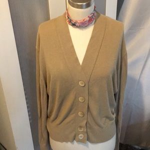 J. Crew Lightweight Cropped Cotton Cardigan